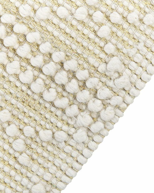 Ozdobný vankúš 45 x 45 cm Mais (biela)