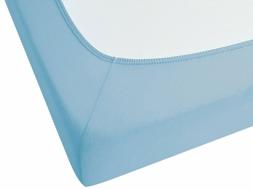 Cearceaf pentru pat 90 x 200 cm Hoffie (albastra deschis)