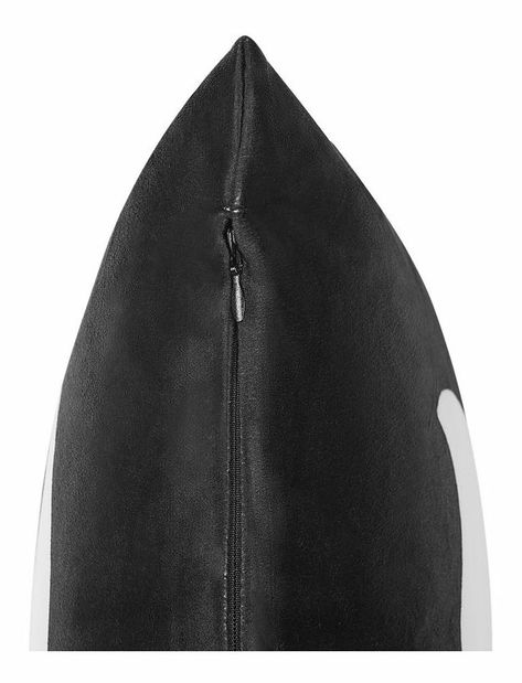 Ozdobný vankúš 45 x 45 cm Frankie (čierna)