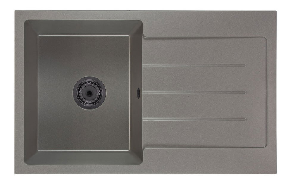 Mosogató Ruxom (szürke) (csaplyuk nélküll) (J)