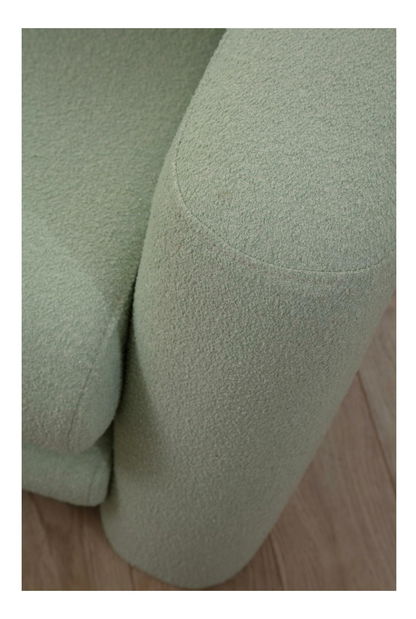 Kutna garnitura Lelysena (L) (zelena + crna)