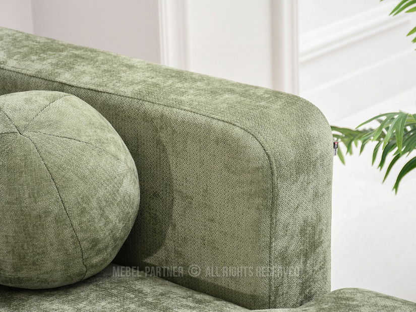 Sarokkanapé Masivos (zöld + fekete)