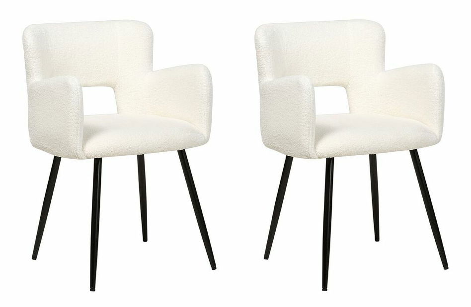 Set 2 buc scaune sufragerie Shelba (fildeș) 