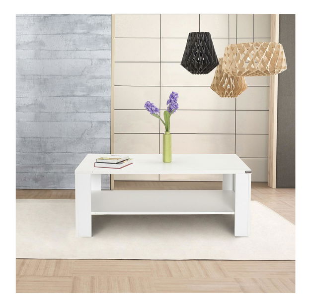 Konferenčný stolík Salome 2 (diamantová biela) 