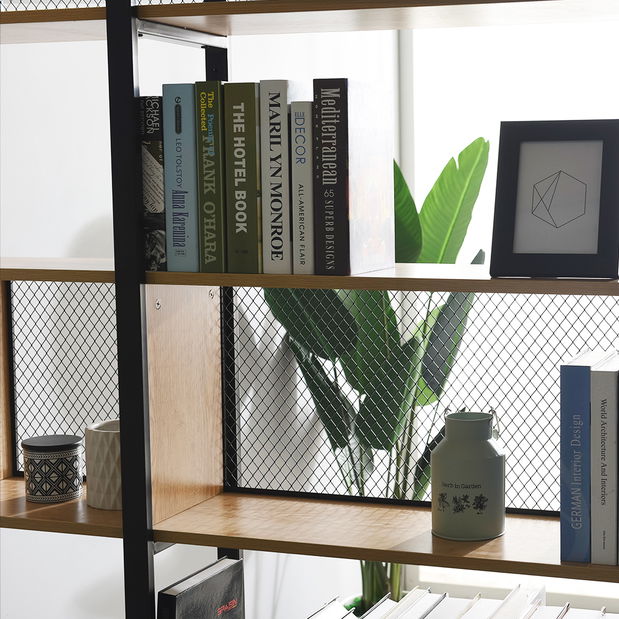 Raft Kelama Typ 3 (negru + acacia)