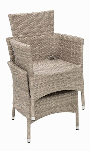 Záhradná zostava Modena II. 1+6 (sivo béžová) (um. Ratan)