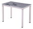 Jedálenský stôl 80 cm Damion (biela + biela) (pre 4 osoby)