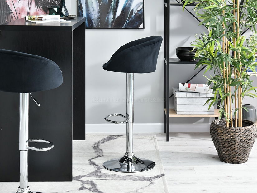 Szék Hanzel (fekete + króm)