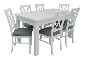 Jedálenský set pre 6 osôb Fern (orech) (ekokoža Soft 018)