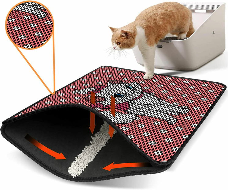 Podložka pod mačací záchod Narasa 14 (viacfarebné)