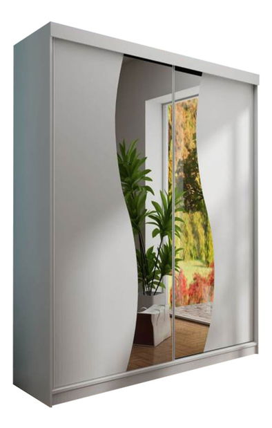 Ormar za garderobu Seharat 8/15cm (bijela)