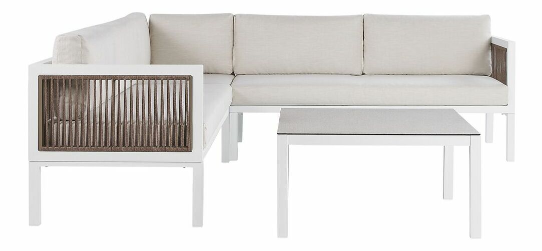 Set mobilier de grădină Boro (crem)