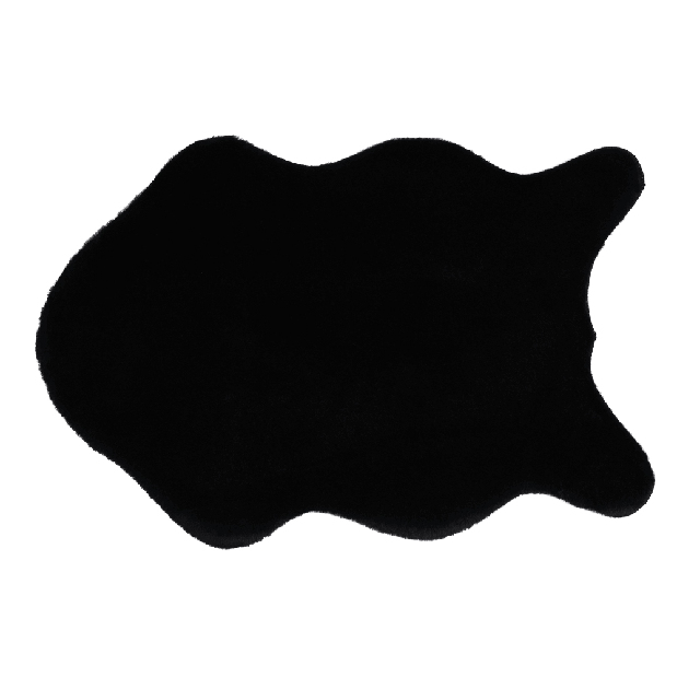 Covor blană artificială 60x90 cm Rarea New (negru)