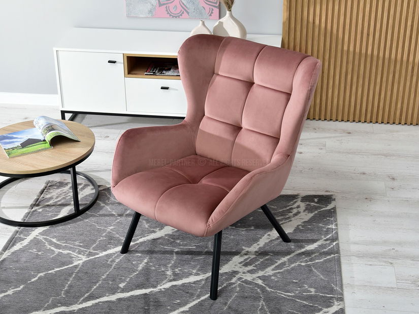 Dizájnos fotel Norweien (arany)