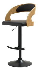 Scaun bar CH22 (negru)