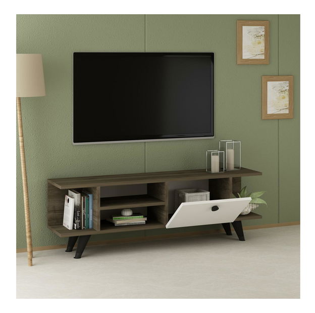 TV stolić/ormarić Napiku (orah + bijela)