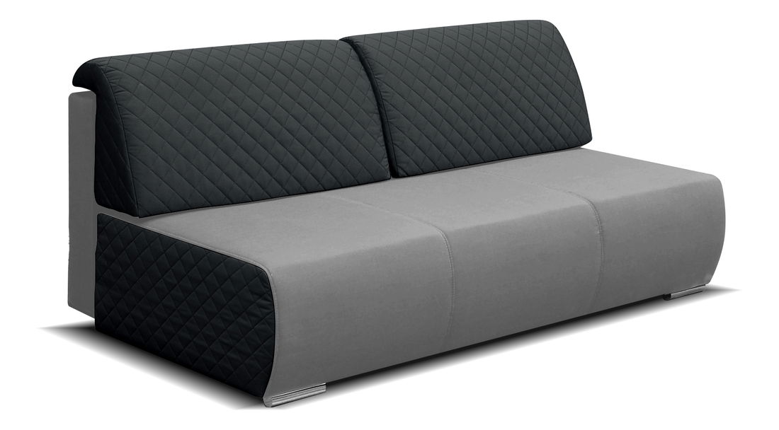 Háromszemélyes kanapé Lavinia (világosszürke + sötétszürke)