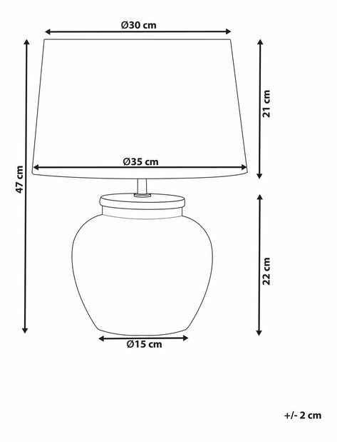 Lampă de masă Marza (bej)