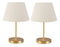 Set stolnih lampi (2 kom.) Astalasso 1 (siva + zlatna)