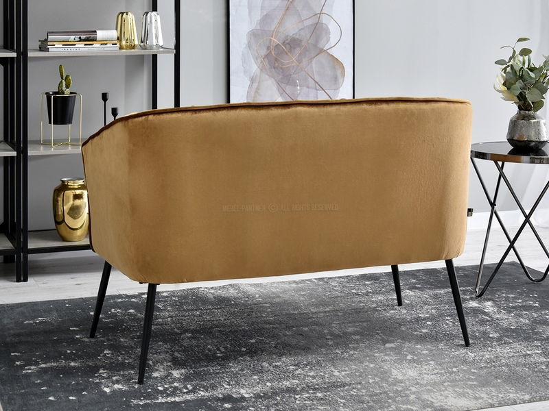 Sofa Etimee S (zlatna + zlatna)