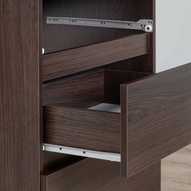 Fésülködőasztal Parijat 50 (wenge) (tükörrel) (J)