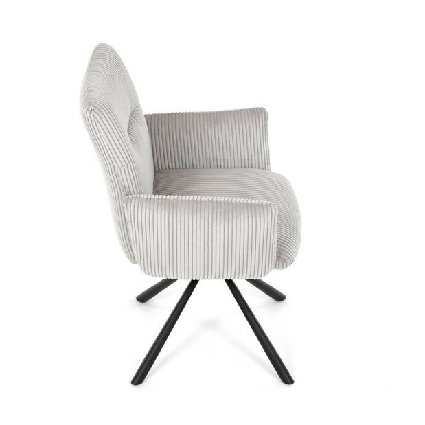 Jedálenská stolička Daston (krémová)