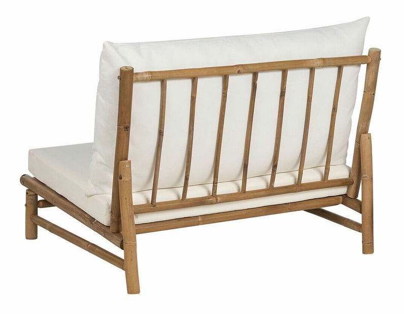 Vrtna stolica Theta (svijetlo drvo + bijela) 