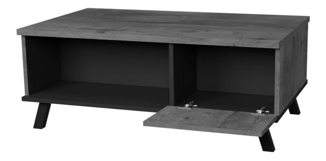 Fali vitrin Juha 9 (lefkas tölgy + fekete)