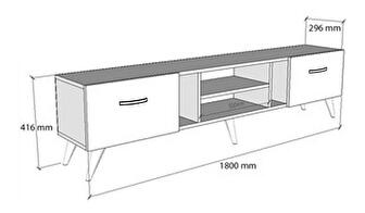 TV asztal/szekrény Asir Lynn