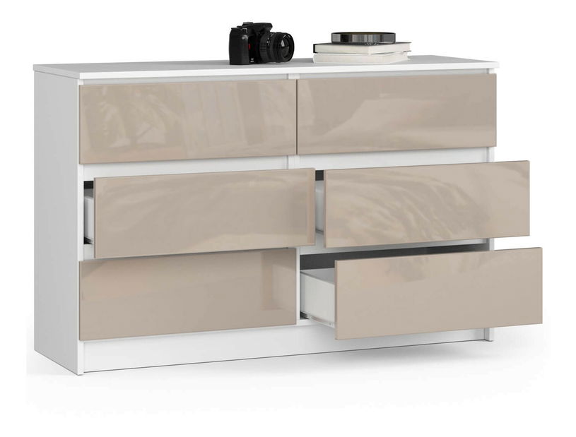 Comodă Kapil (Cappuccino lucios)