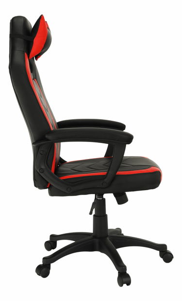 Fotoliu de birou Agi (negru + Roșu)
