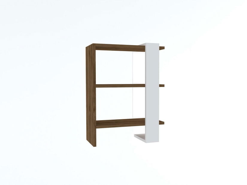 Regál Falck (dió + fehér)