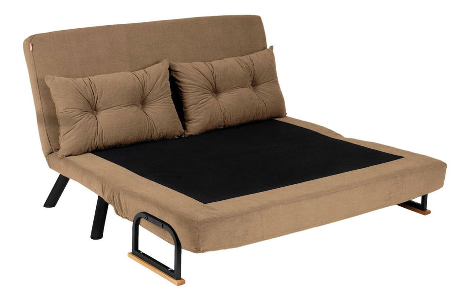 Canapea futon Sandy (maro deschis)