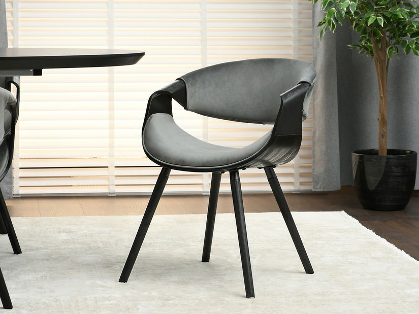 Scaun Bjorn K (gri + negru)