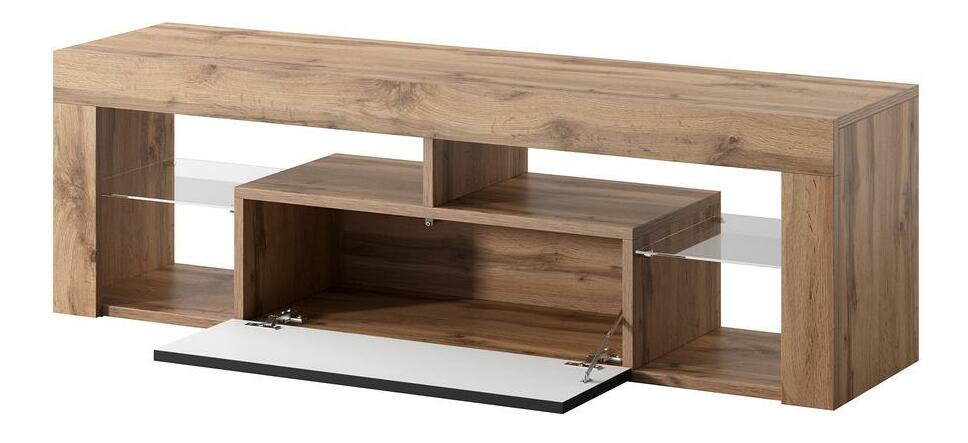 Dulap TV Bionca (stejar lancelot + negru)