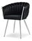 Étkezőszék Radio (fekete + ezüst)