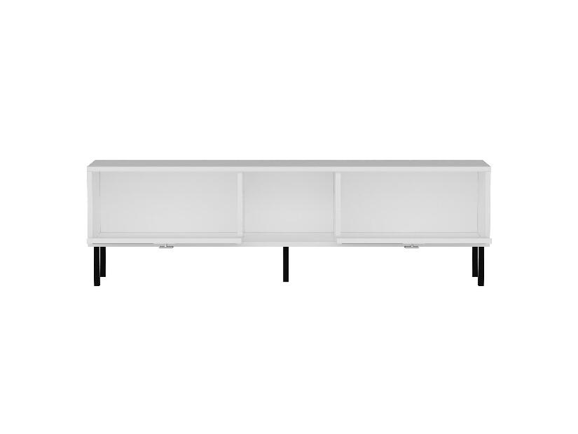 TV asztal/szekrény Dopadu (fehér + ezüst) 