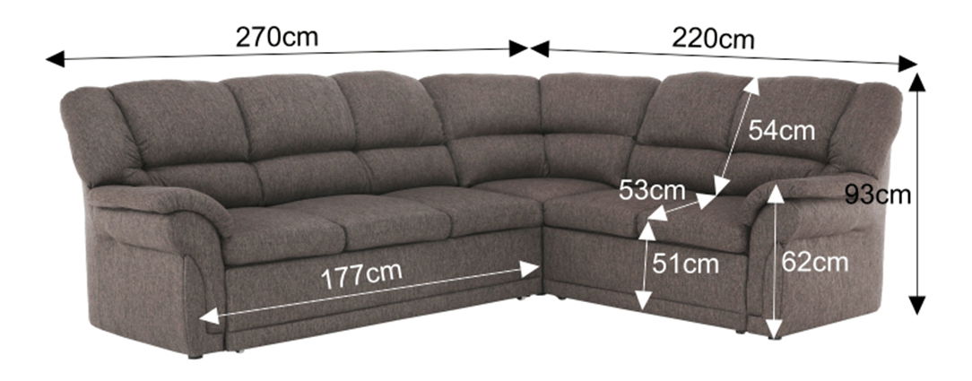 Rohová sedačka Kenfast (P)