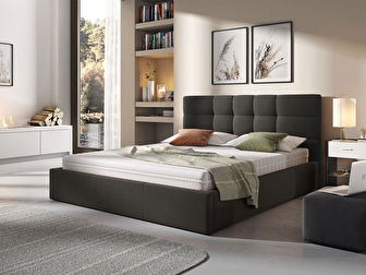 Čalúnená posteľ Kendall (180x200) (Bergamo 97)
