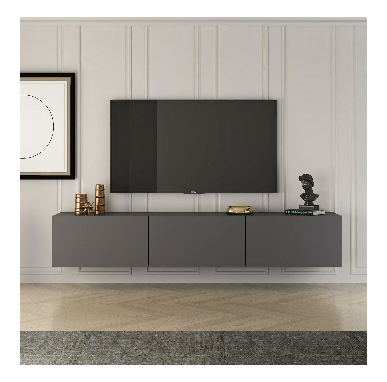 TV stolić/ormarić Westham (antracit)