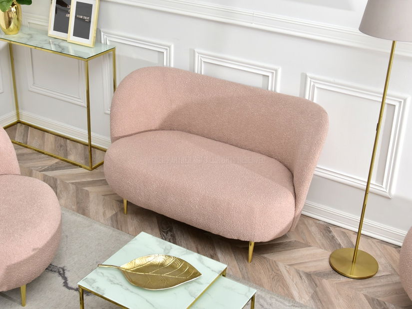 Kétszemélyes kanapé Cadmio 2 (arany)