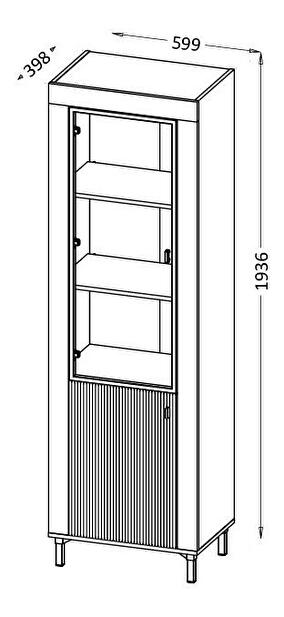 Vitrin Mossana MO3 (fehér)