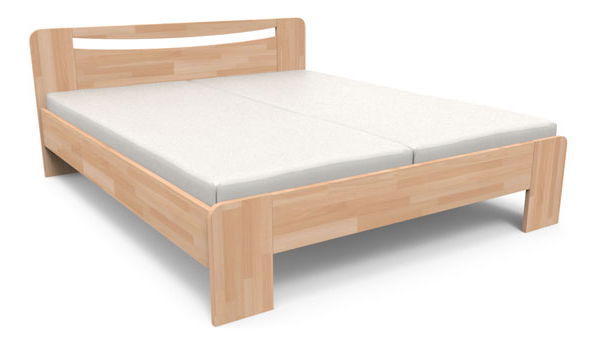 Bračni krevet 210x140 cm Sharyl (masiv)