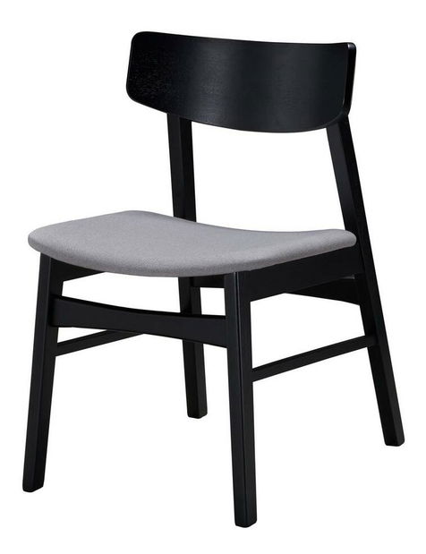 Blagovaonska stolica Paramore (crni hrast + svijetlosiva)