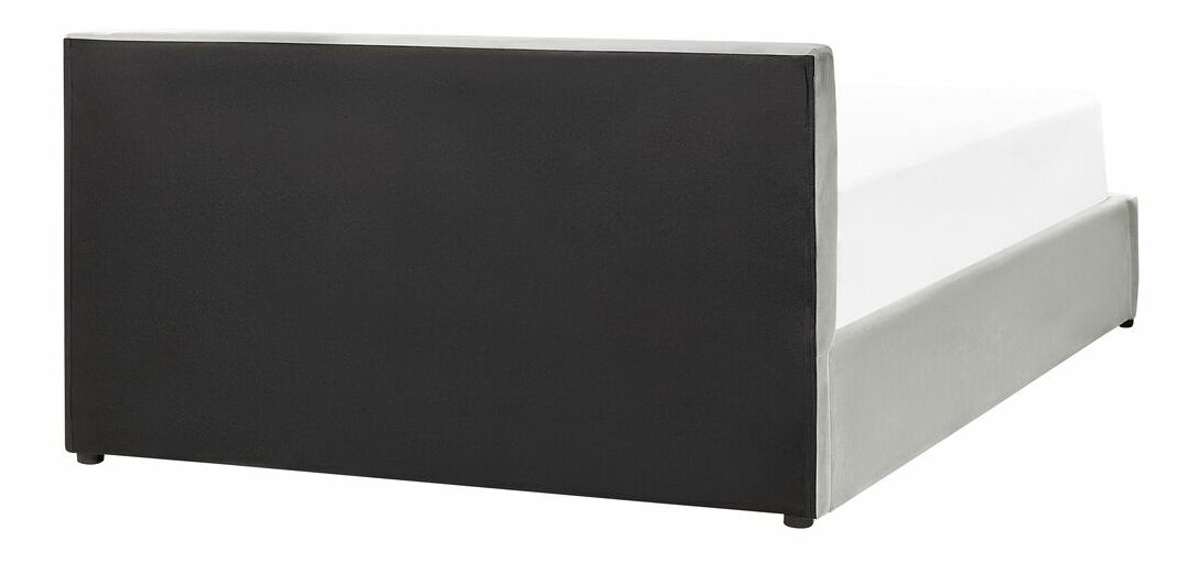 Bračni krevet 140 cm Belize (svijetlosiva) (s podnicom) (s prostorom za odlaganje)