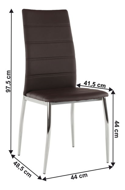 Blagovaonska stolica Deloros smeđa 