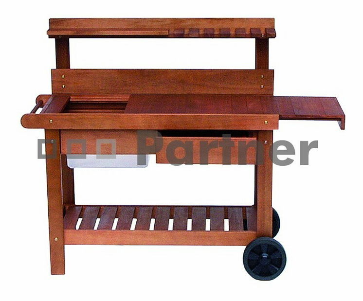 Záhradný servírovací stolík Coruna (Eukalyptus)