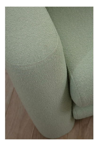 Kutna garnitura Lelysena (D) (zelena + crna)