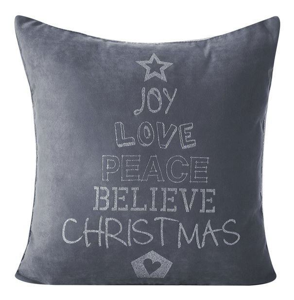 Dekoratív párna 40X40 cm Felix (grafit + ezüst) (1 db.)