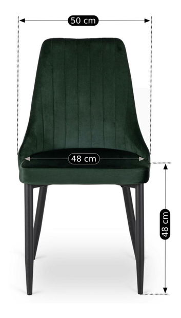 Scaun sufragerie Boquete (verde) 